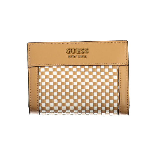 Portafoglio da donna Guss Jeans Marrone Poliuretano