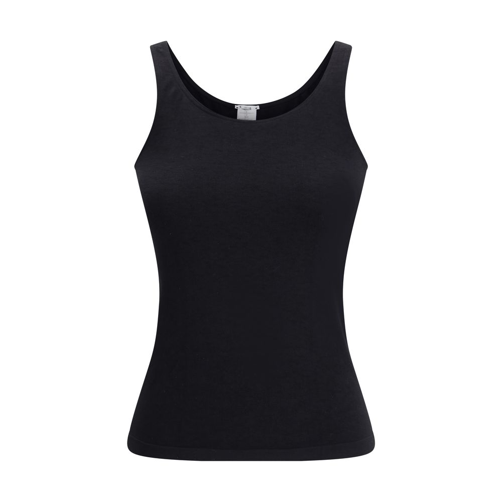Top in cotone nero Wolford