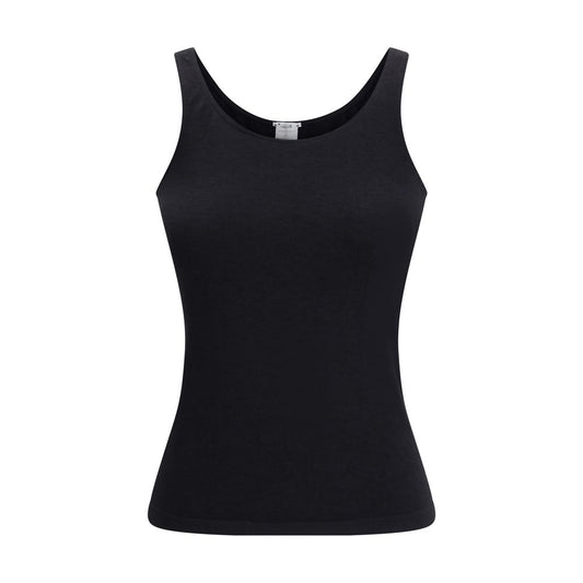 Top in cotone nero Wolford