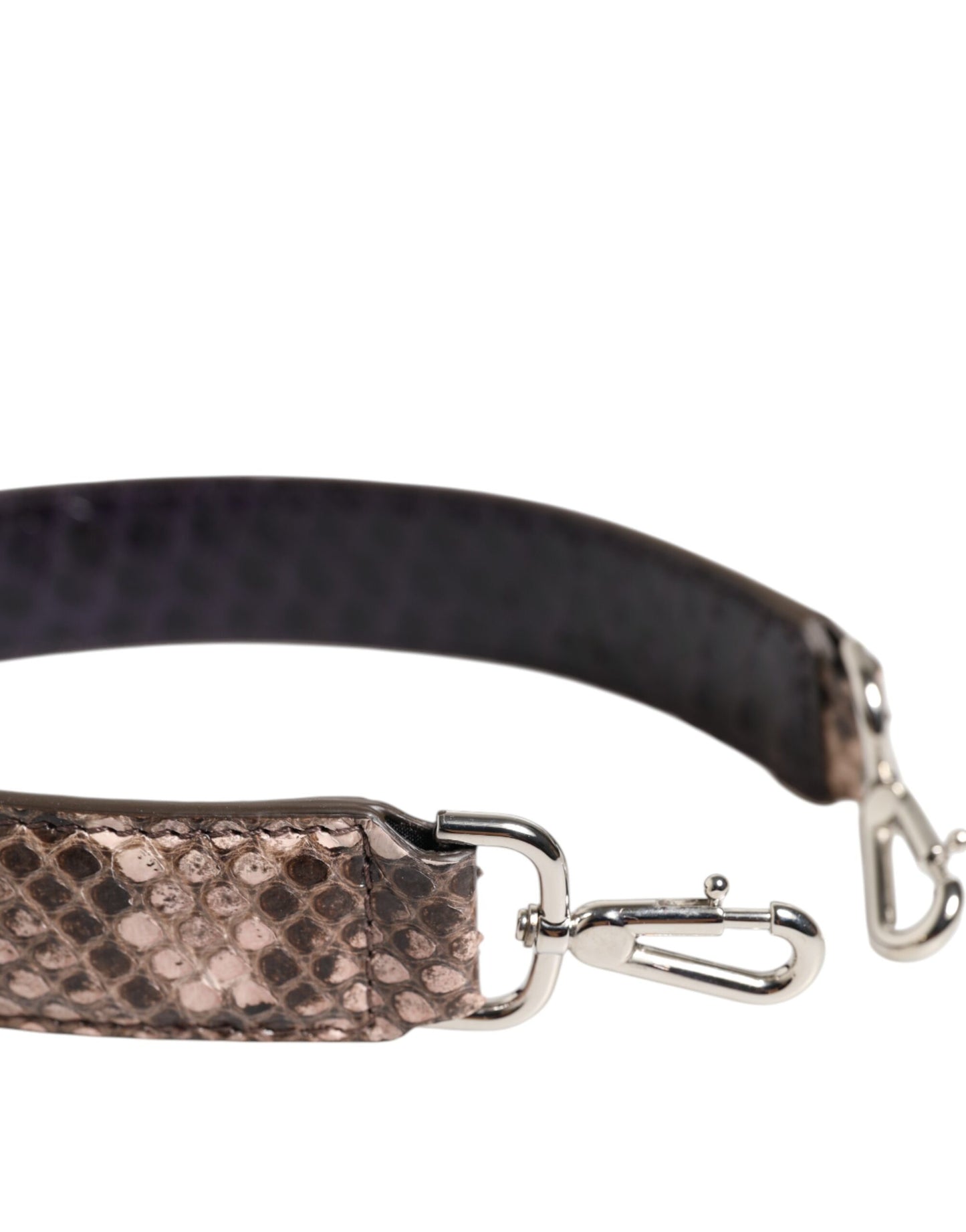 Tracolla per borsa in pelle esotica marrone Dolce &amp; Gabbana