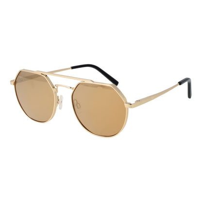 Occhiali da sole in metallo dorato Serengeti