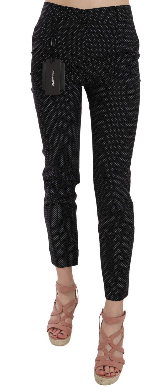 Pantaloni Capri aderenti a pois Dolce &amp; Gabbana
