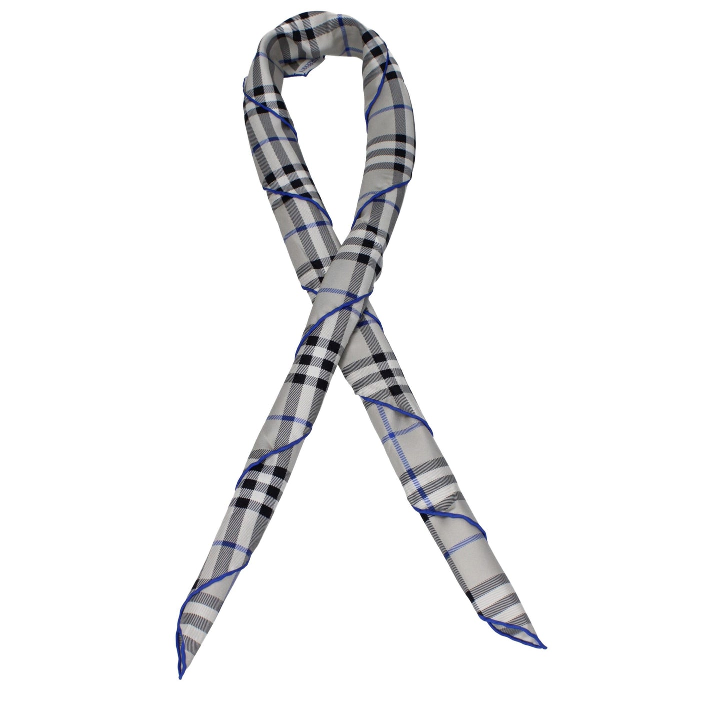 Burberry Gray Silk Foulard
