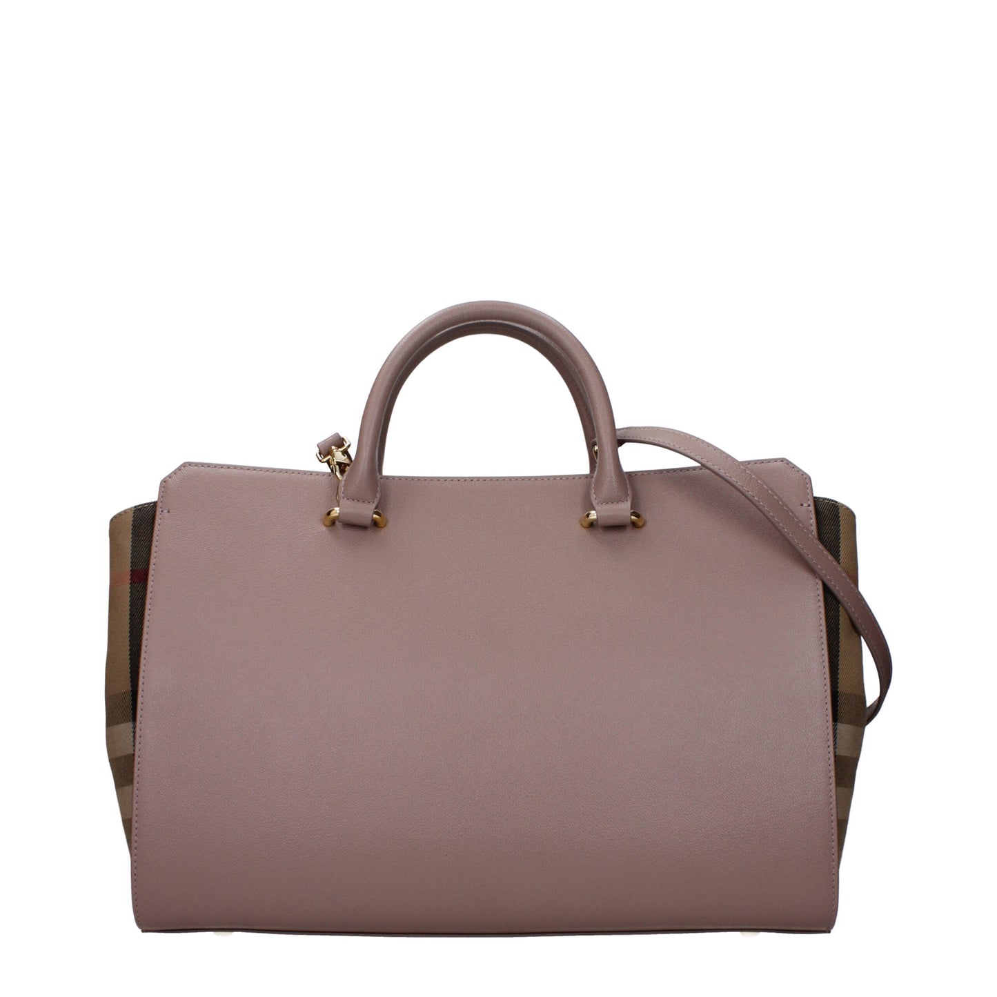 Burberry Gray Leather Handbag