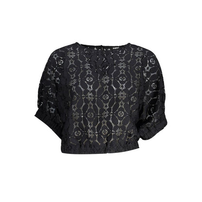 Blusa da donna Desigual in poliestere nero