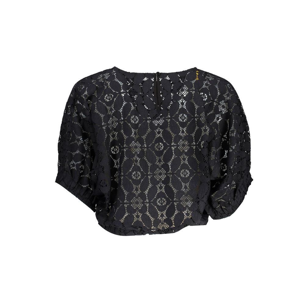 Blusa da donna Desigual in poliestere nero