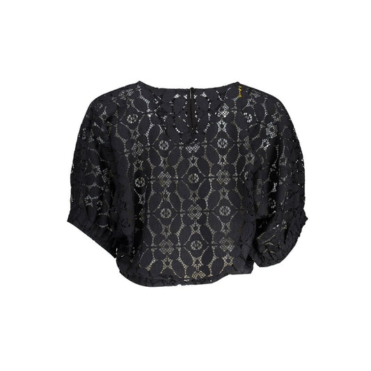 Blusa da donna Desigual in poliestere nero
