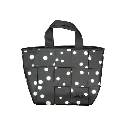Desigual Nero Poliuretano Woman Shoulder Bag