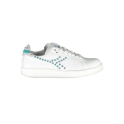 Sneaker Diadora da donna in pelle bianca