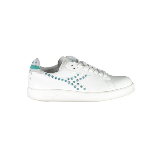 Sneaker Diadora da donna in pelle bianca