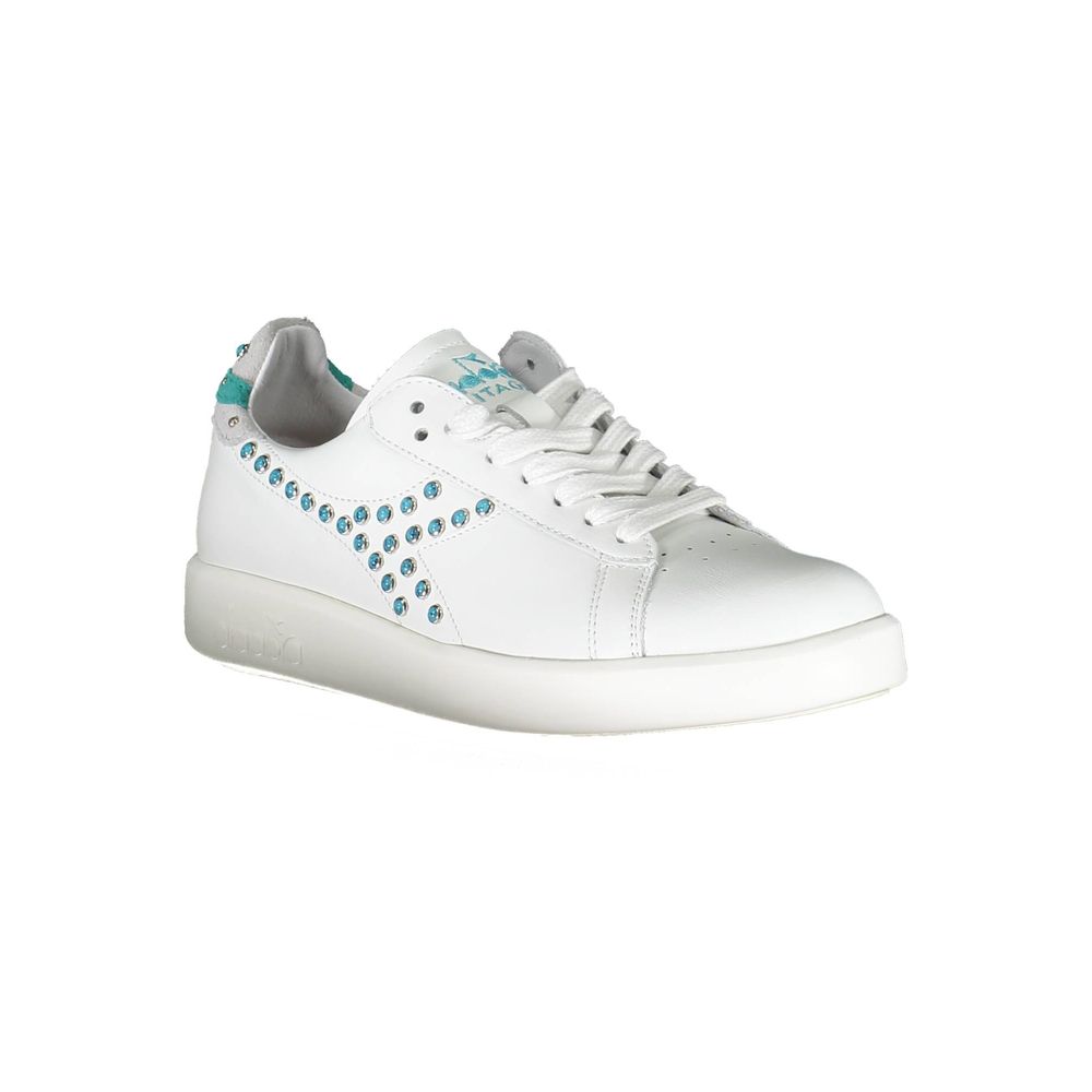 Sneaker Diadora da donna in pelle bianca