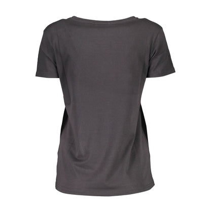 T-shirt da donna in cotone nero Scervino Street