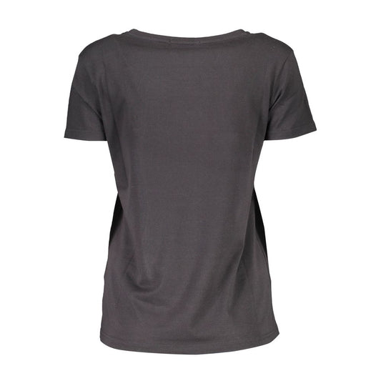 T-shirt da donna in cotone nero Scervino Street