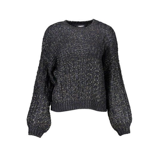 Maglione da donna in acrilico nero Desigual