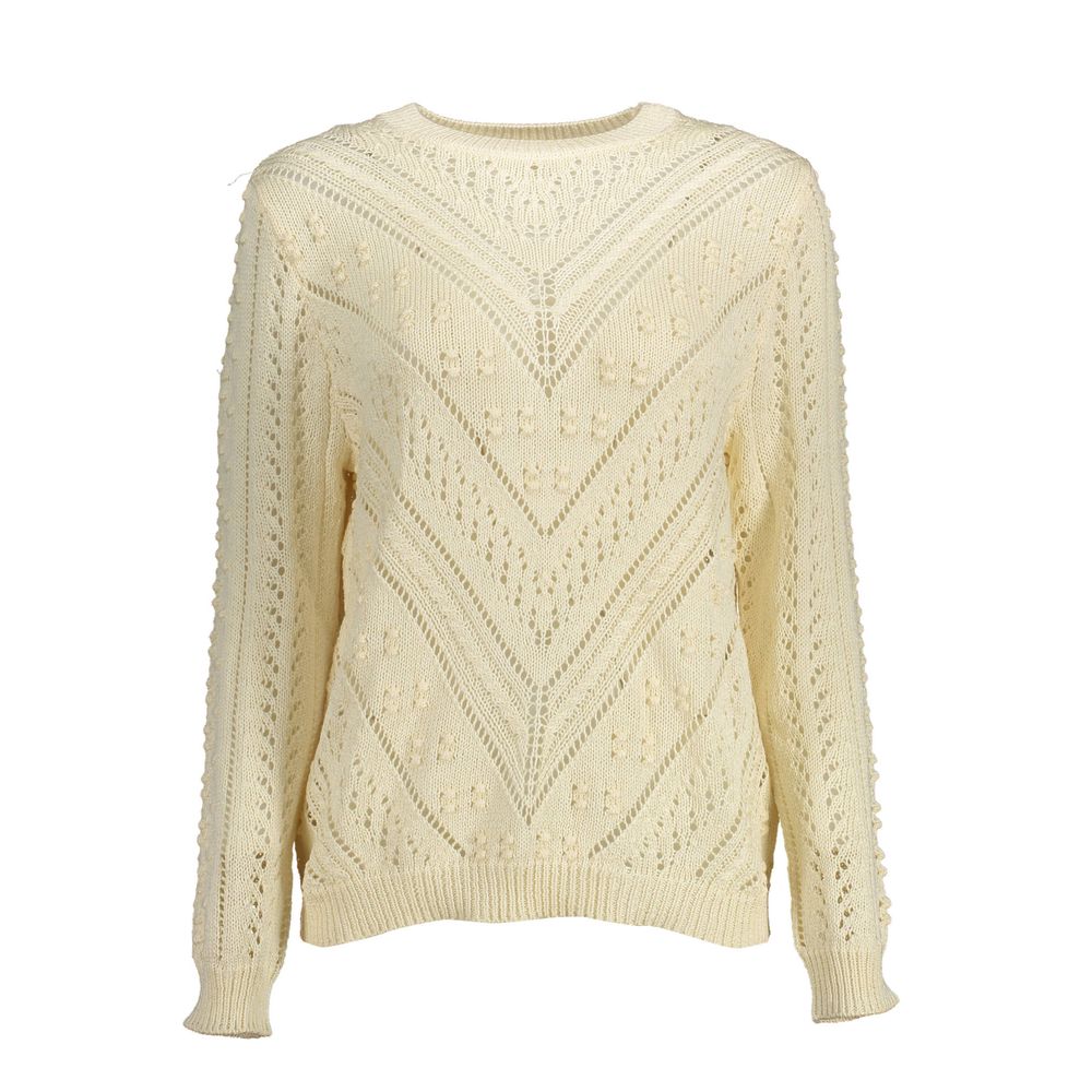 Maglione da donna in acrilico Kocca Bianco
