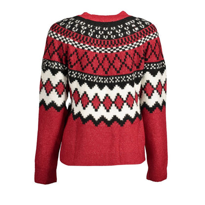 Maglione da donna in poliestere rosso Desigual