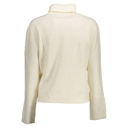 Maglione da donna in acrilico bianco US POLO ASSN.