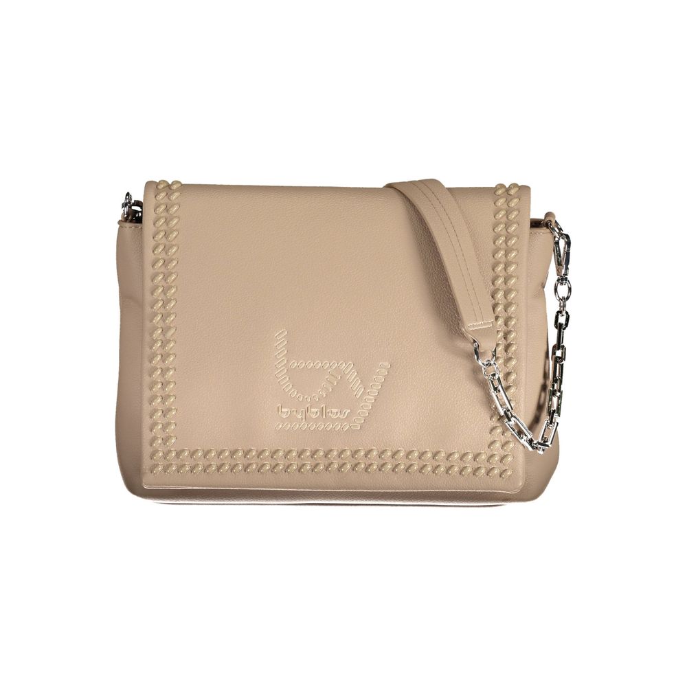 Borsa a tracolla da donna BYBLOS in poliuretano beige