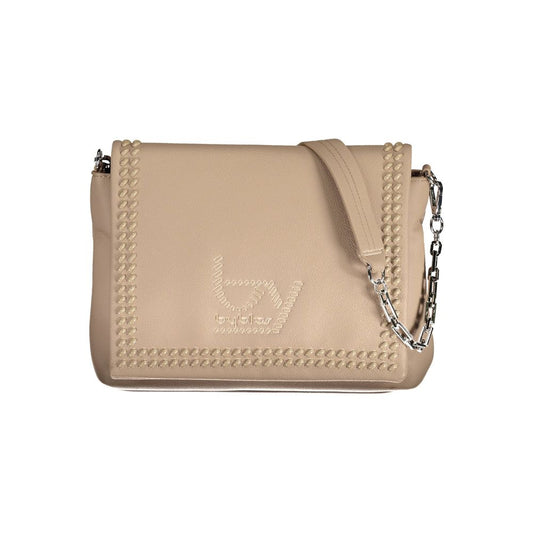 Borsa a tracolla da donna BYBLOS in poliuretano beige