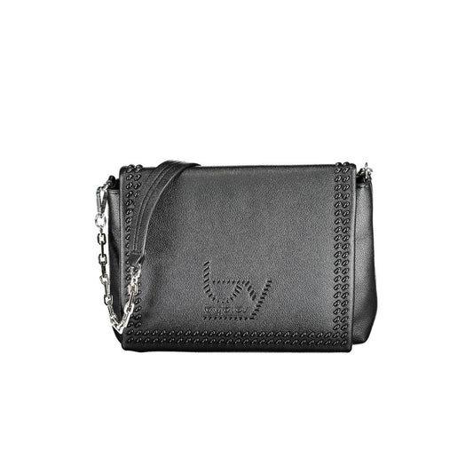 Borsa a tracolla da donna BYBLOS in poliuretano nero