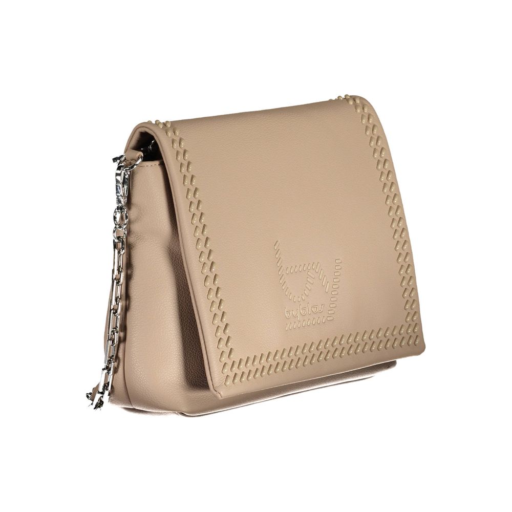 Borsa a tracolla da donna BYBLOS in poliuretano beige