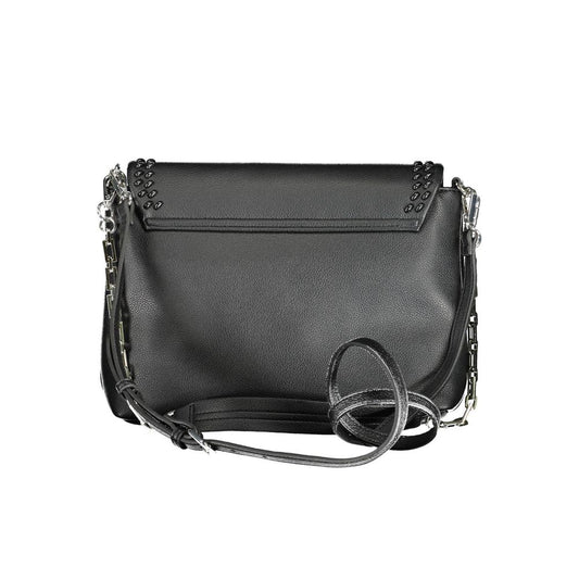 Borsa a tracolla da donna BYBLOS in poliuretano nero