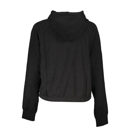 Felpa da donna in cotone nero Fila