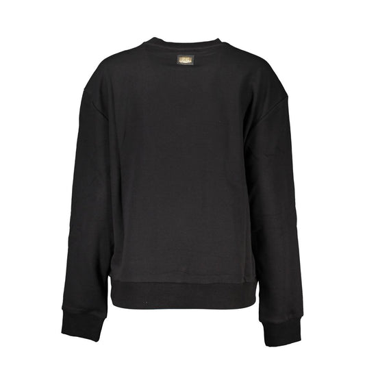 Maglione da donna in cotone nero Cavalli Class