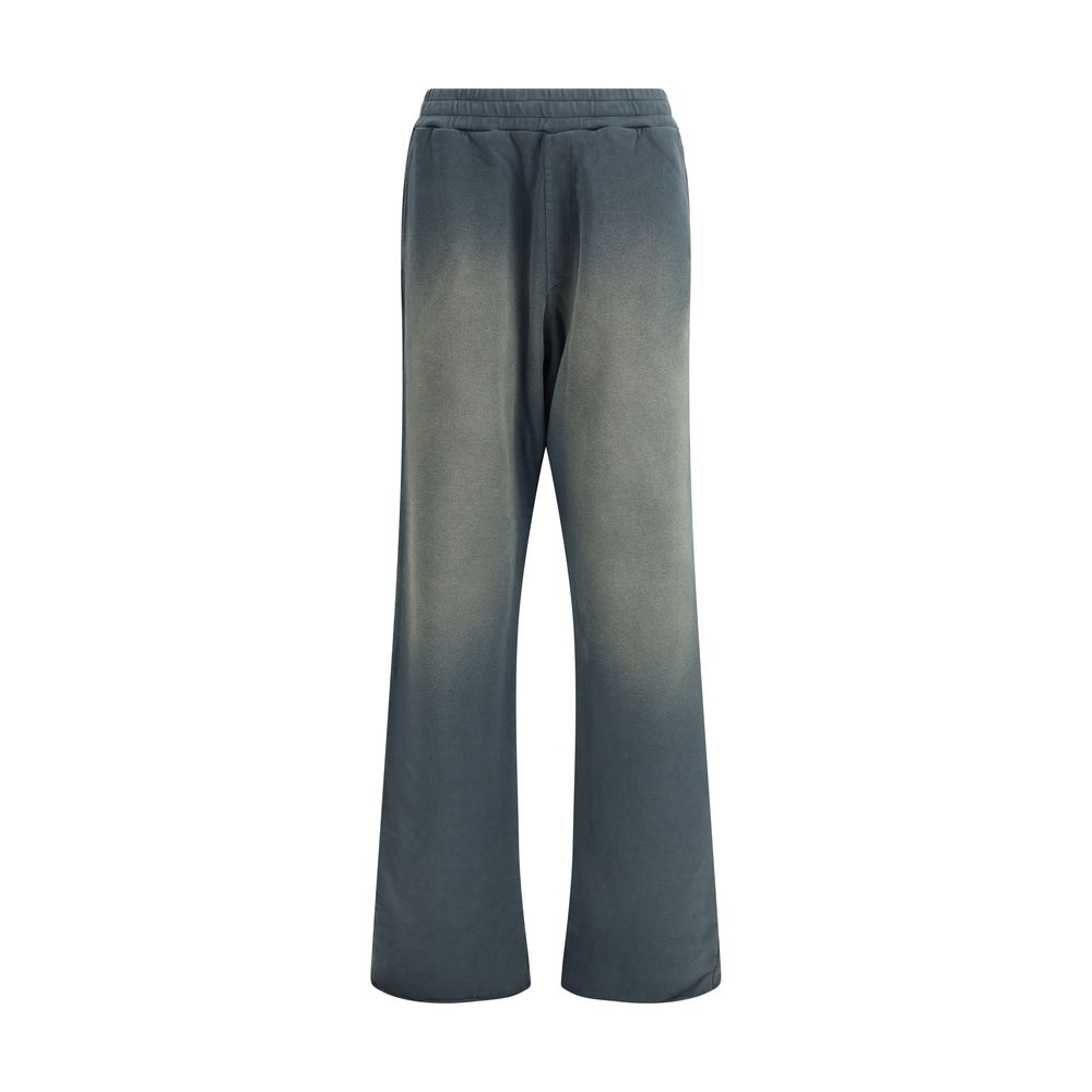 Pantaloni casual in cotone blu Golden Goose