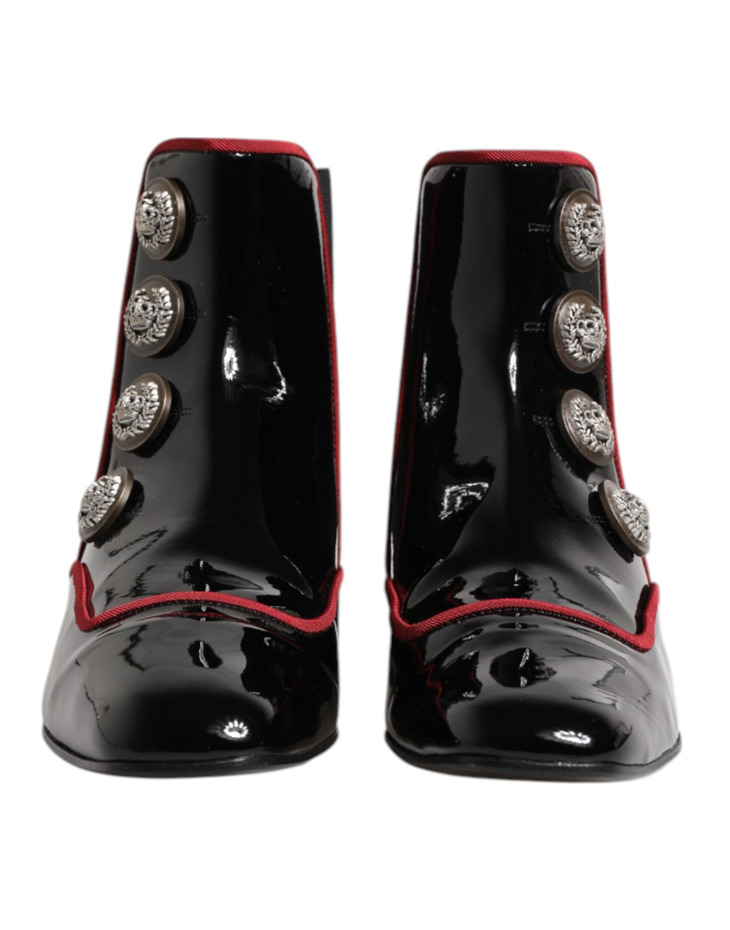Dolce &amp; Gabbana Black Jackie - Stivaletti Chelsea con bottoni