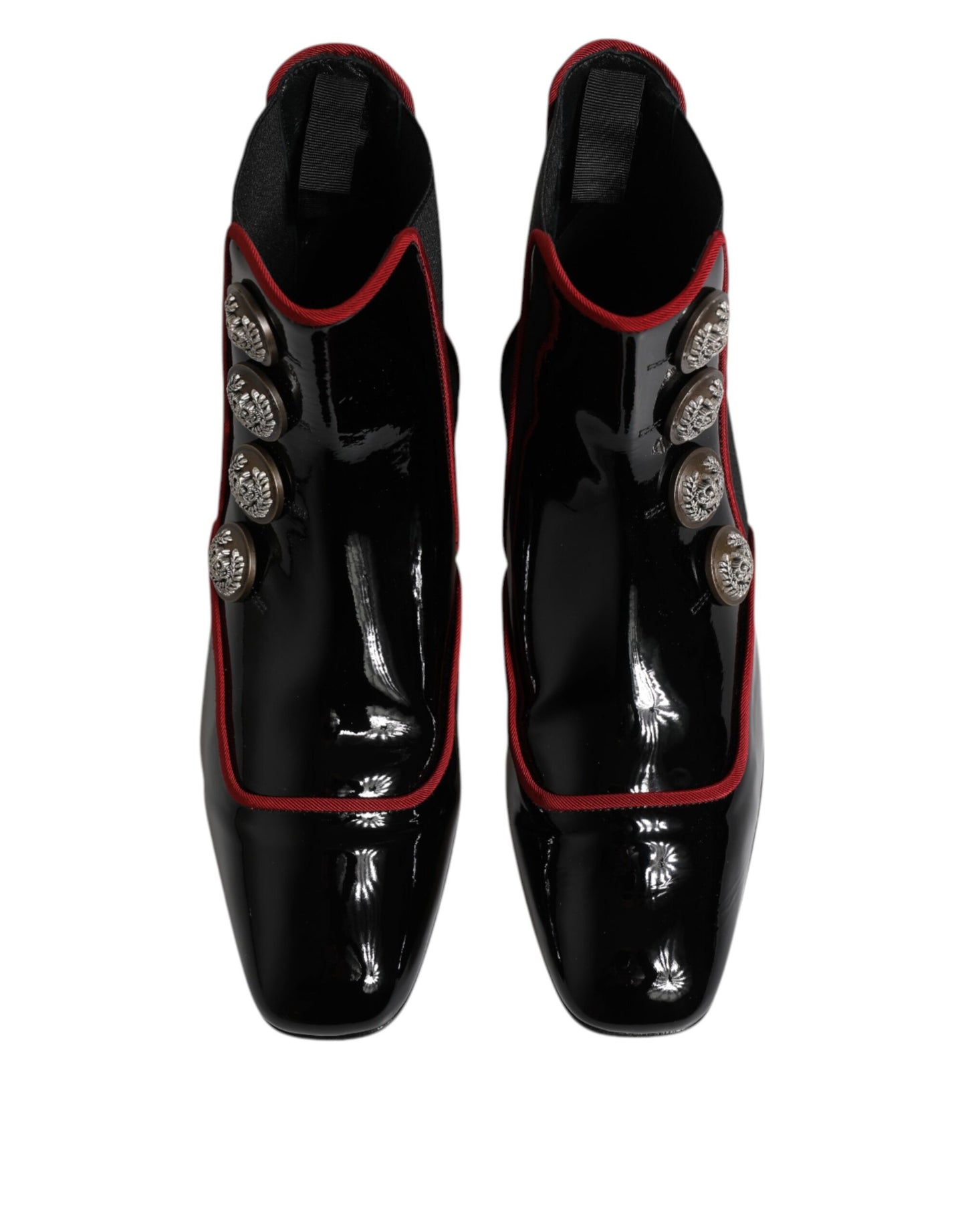 Dolce &amp; Gabbana Black Jackie - Stivaletti Chelsea con bottoni