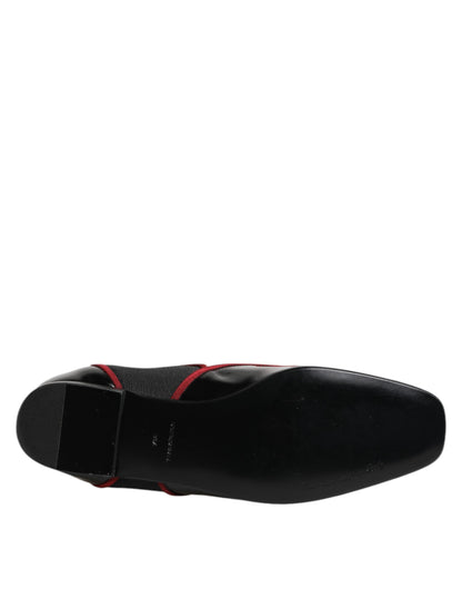 Dolce &amp; Gabbana Black Jackie - Stivaletti Chelsea con bottoni