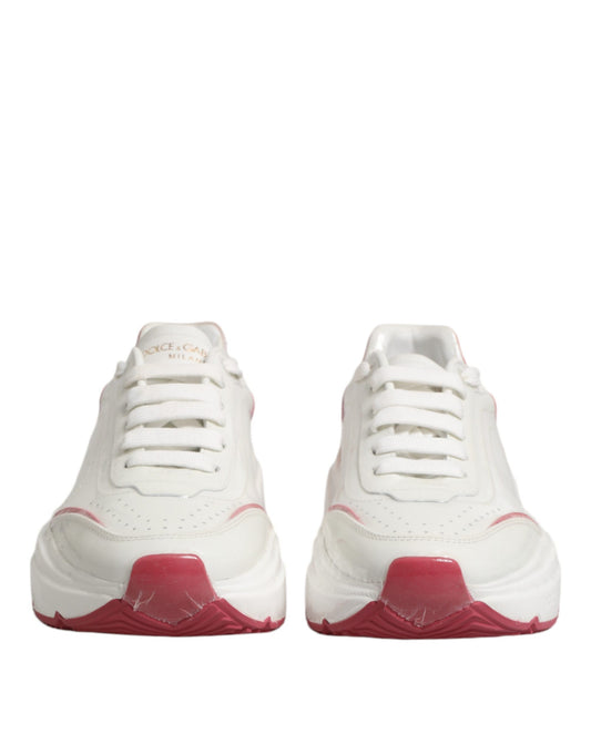 Dolce &amp; Gabbana Daymaster Low Top Sneakers bianche e rosa