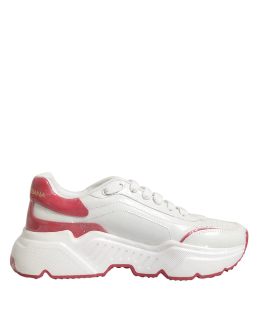 Dolce &amp; Gabbana Daymaster Low Top Sneakers bianche e rosa