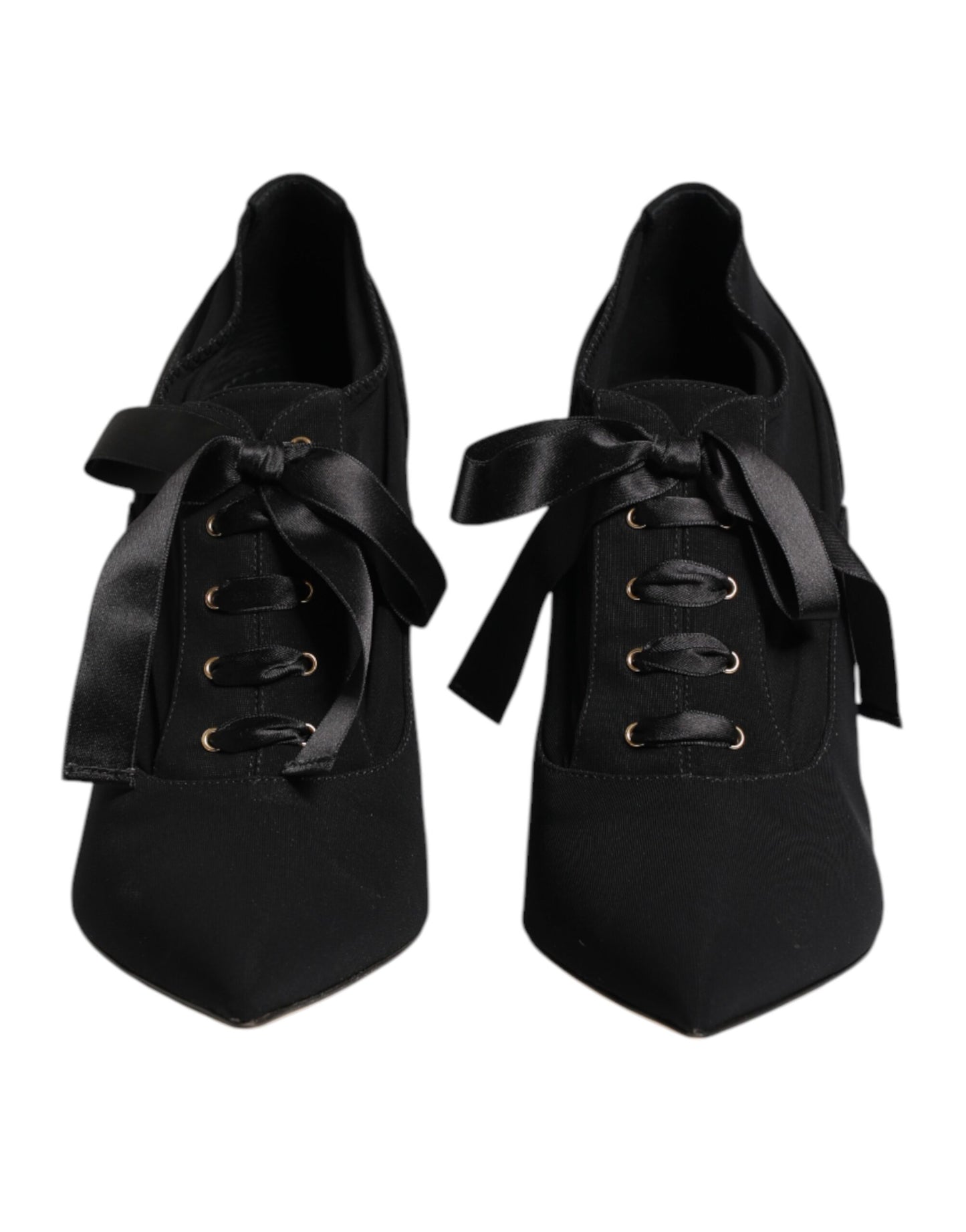 Scarpe con tacco a spillo nere con lacci Dolce &amp; Gabbana