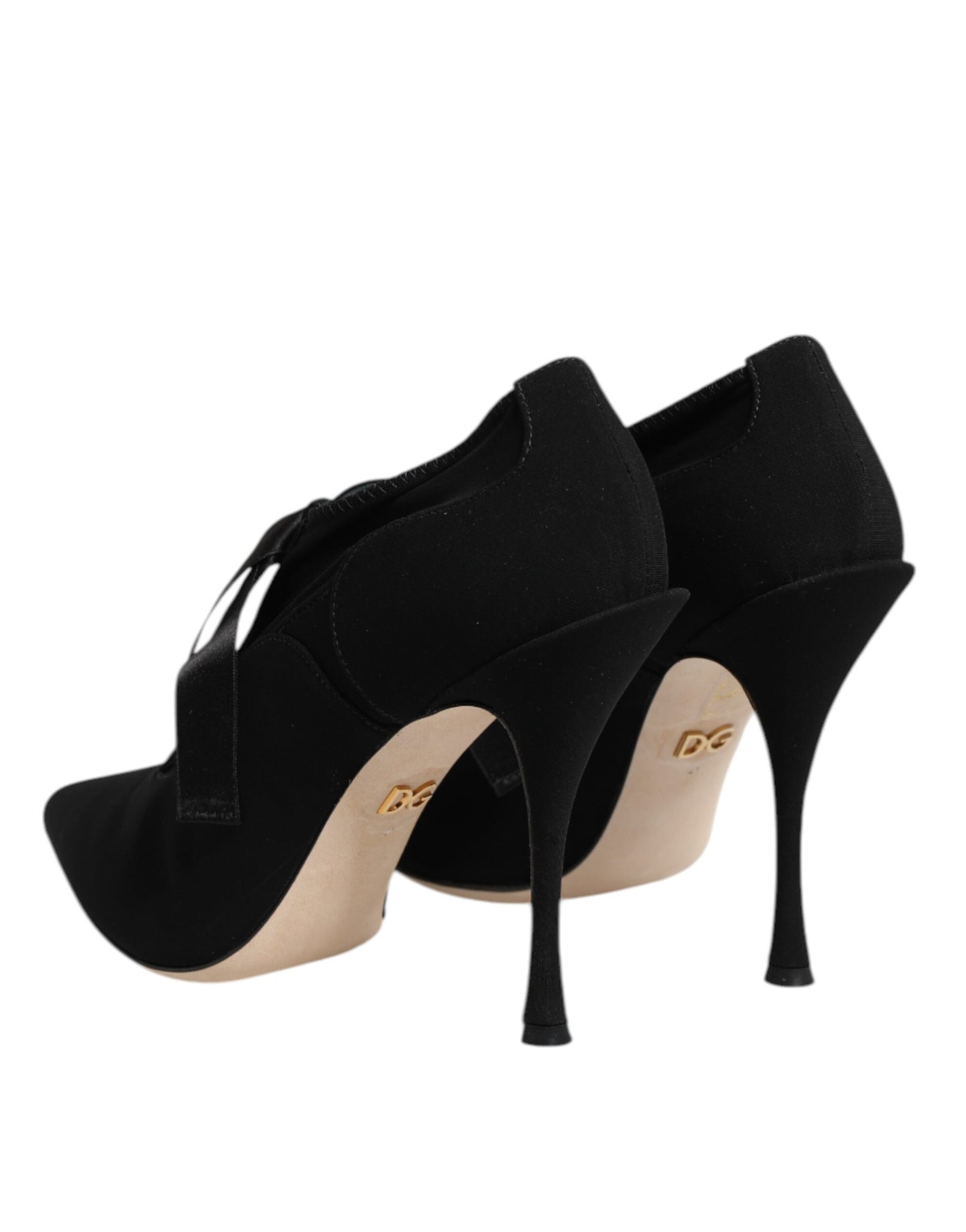 Scarpe con tacco a spillo nere con lacci Dolce &amp; Gabbana