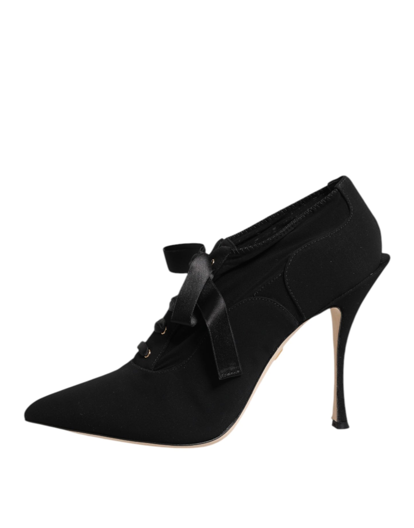 Scarpe con tacco a spillo nere con lacci Dolce &amp; Gabbana