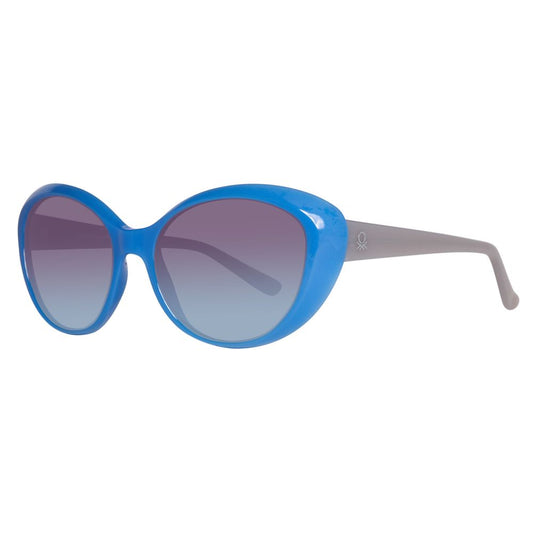 Occhiali da sole Benetton blu iniettati