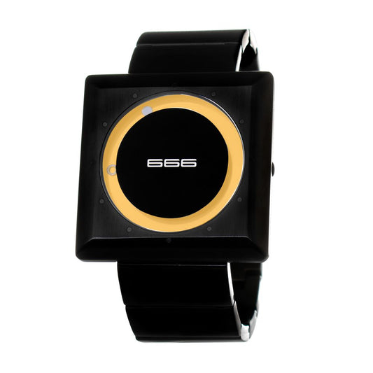 666BARCELONA Orologio elegante in acciaio inossidabile nero