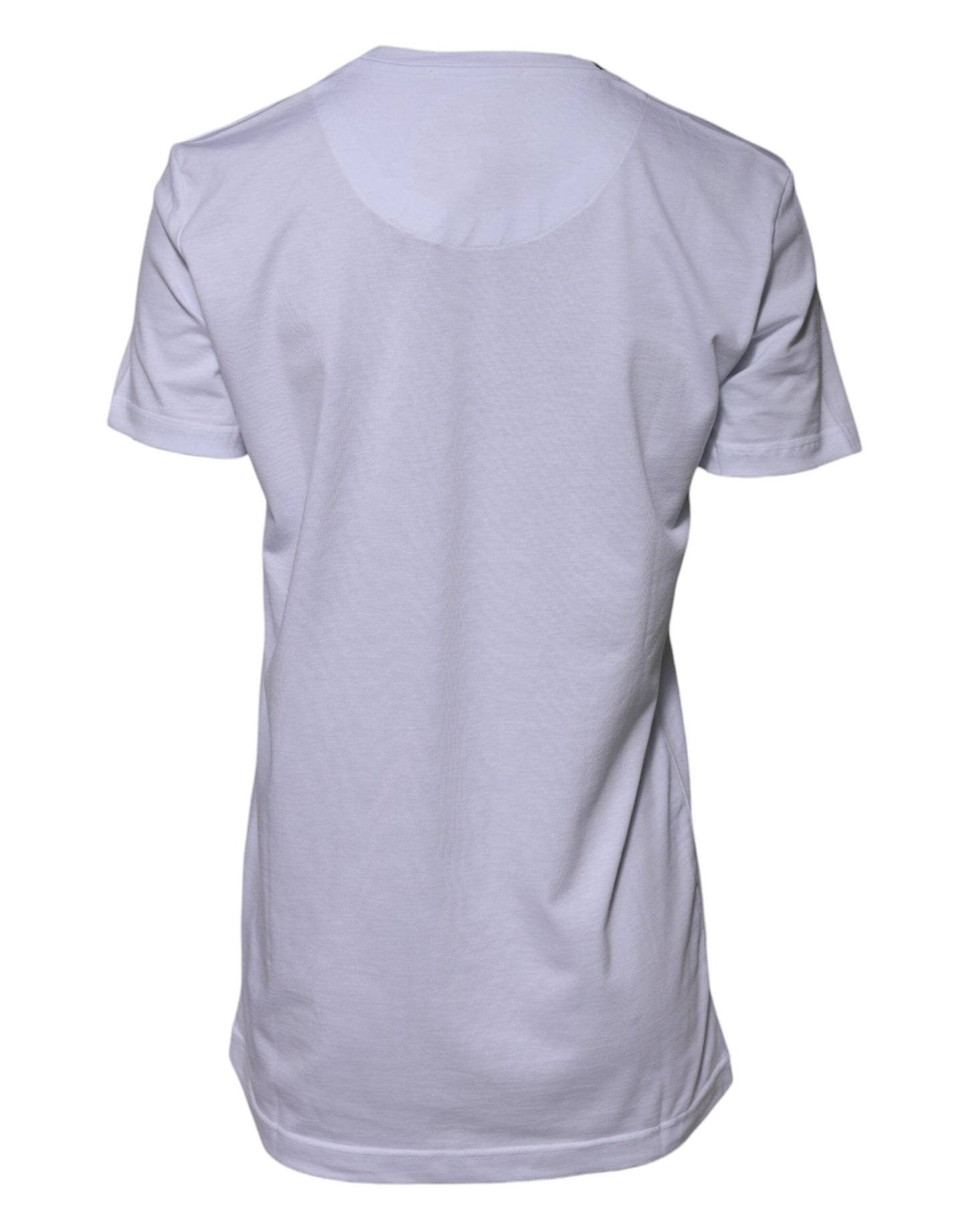 Dolce &amp; Gabbana T-shirt girocollo Goodluck 2023 in cotone bianco