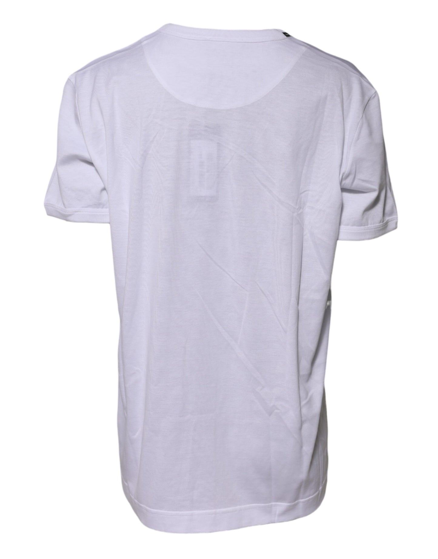 Dolce &amp; Gabbana T-shirt girocollo Goodluck 2022 in cotone bianco