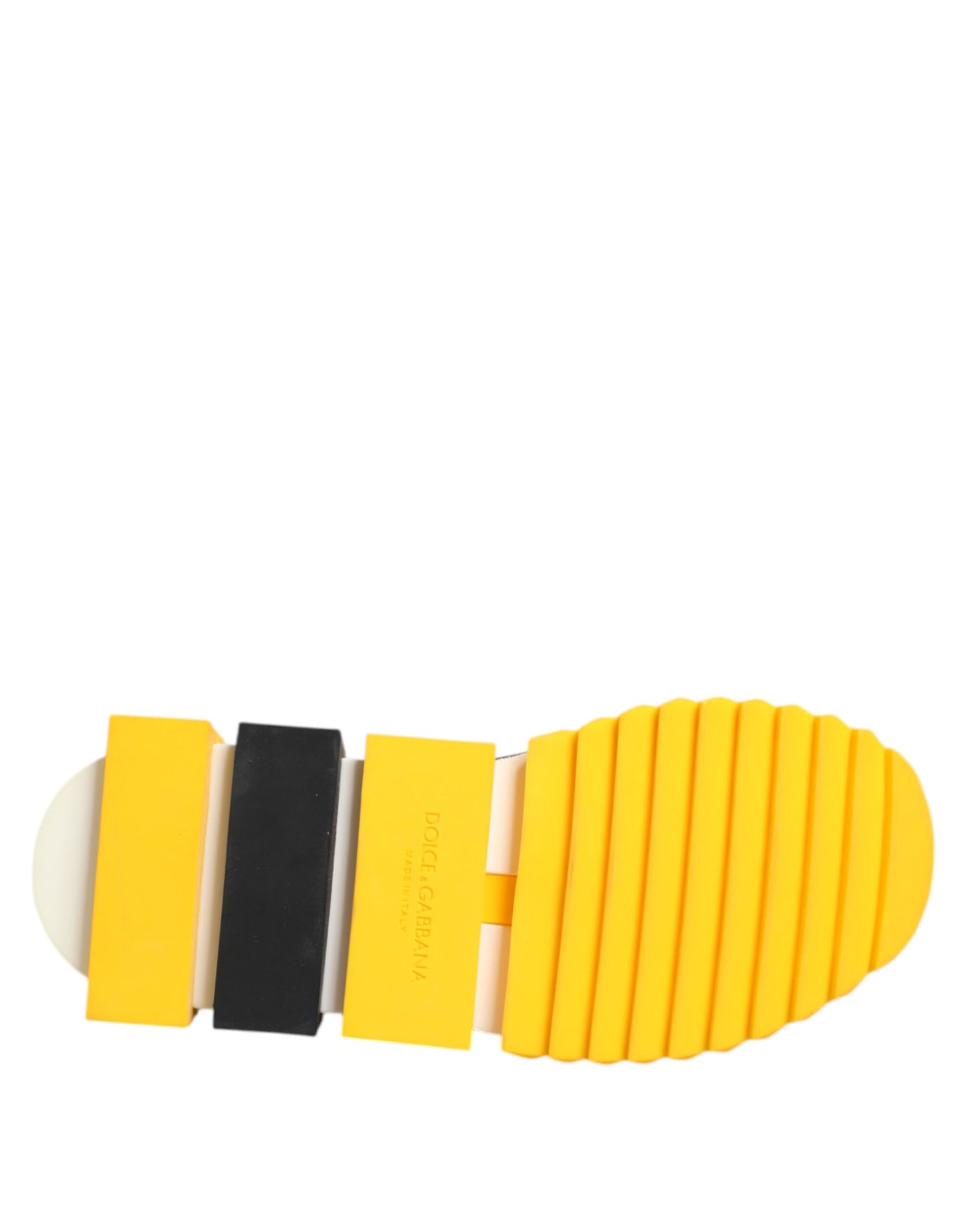 Dolce &amp; Gabbana Calzini Sorrento Neri Gialli Scarpe Sneakers