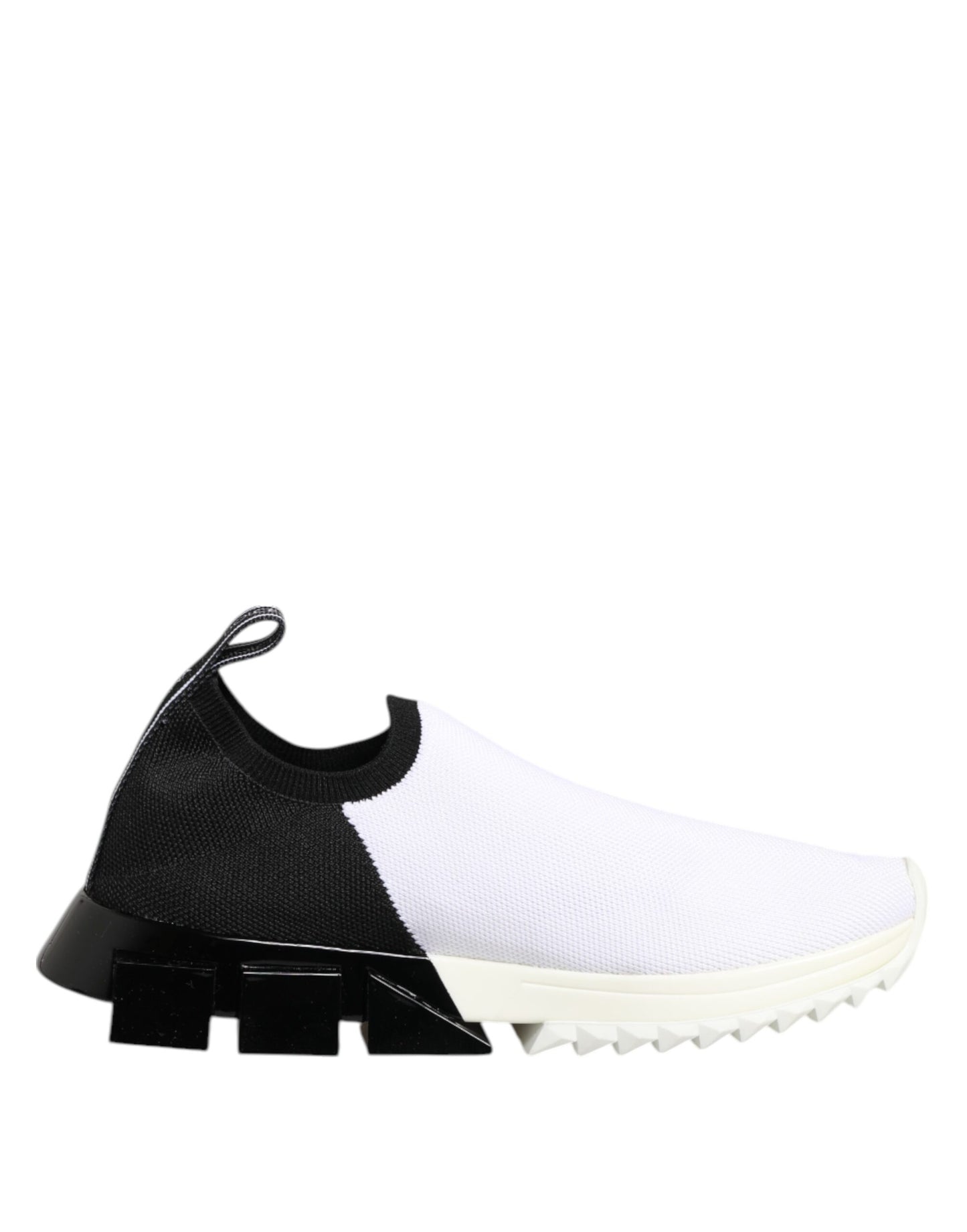 Dolce &amp; Gabbana Scarpe da ginnastica basse bianche nere Sorrento