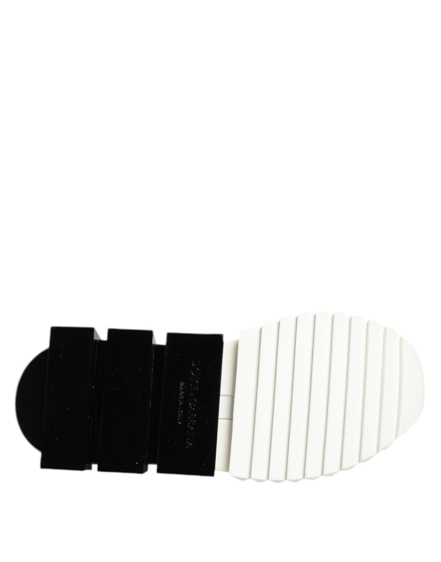 Dolce &amp; Gabbana Scarpe da ginnastica basse bianche nere Sorrento
