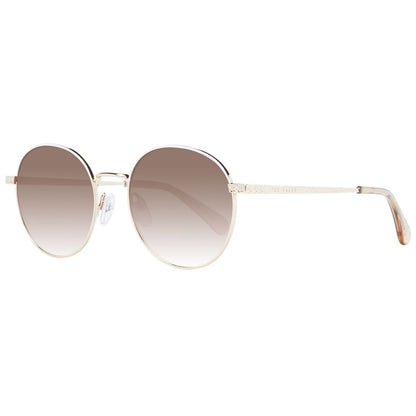 Occhiali da sole in metallo dorato Ted Baker