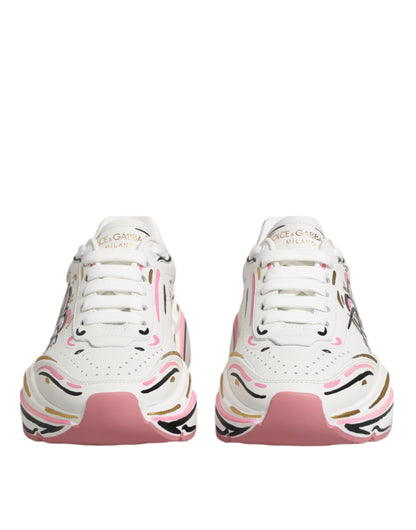 Scarpe da ginnastica DAYMASTER dipinte a mano multicolore Dolce &amp; Gabbana