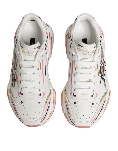 Scarpe da ginnastica DAYMASTER dipinte a mano multicolore Dolce &amp; Gabbana
