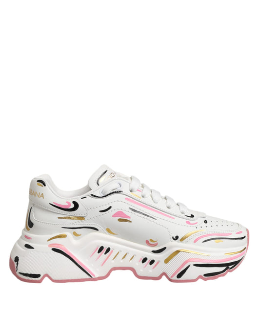 Scarpe da ginnastica DAYMASTER dipinte a mano multicolore Dolce &amp; Gabbana
