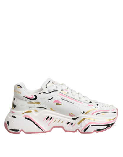 Scarpe da ginnastica DAYMASTER dipinte a mano multicolore Dolce &amp; Gabbana