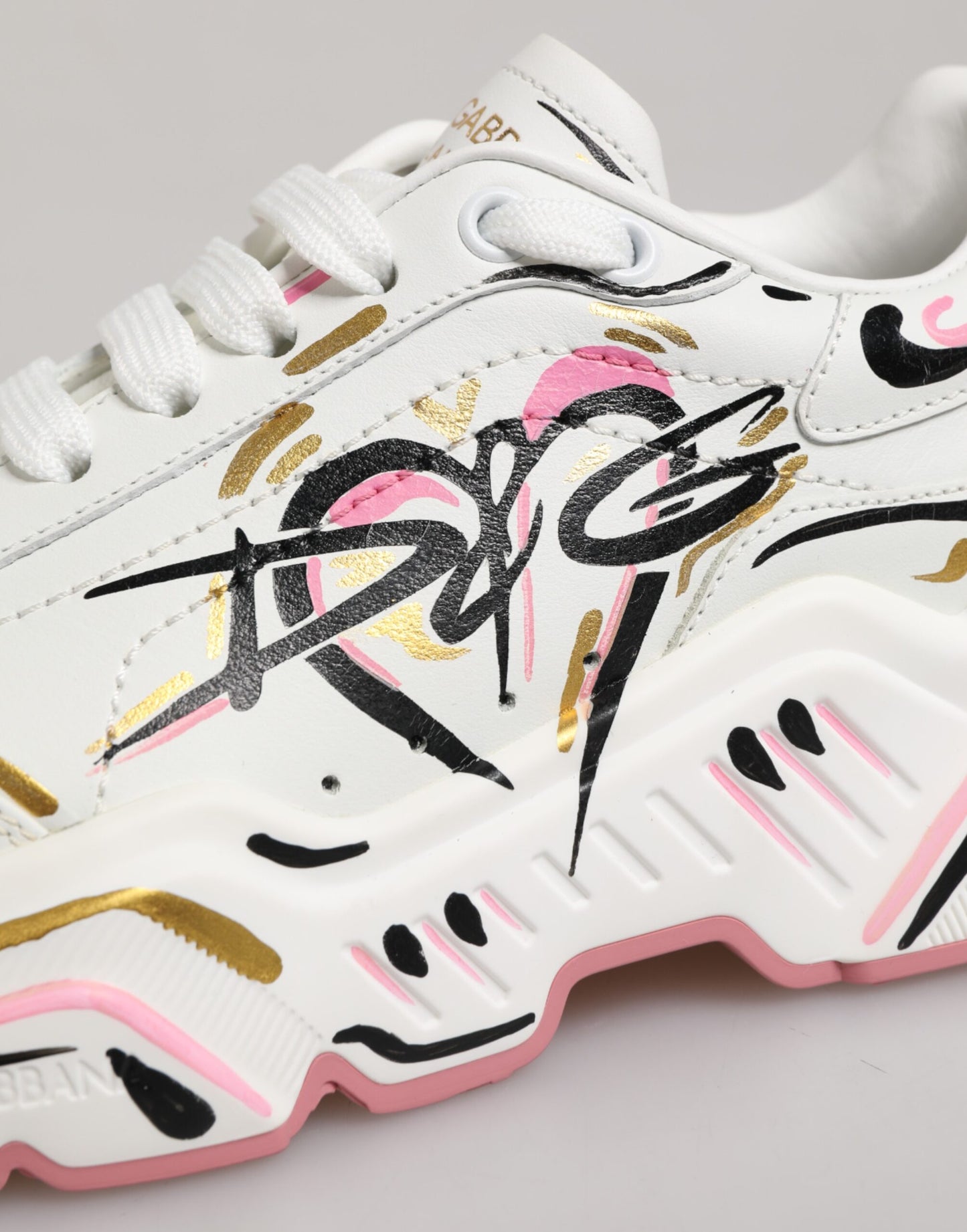 Scarpe da ginnastica DAYMASTER dipinte a mano multicolore Dolce &amp; Gabbana